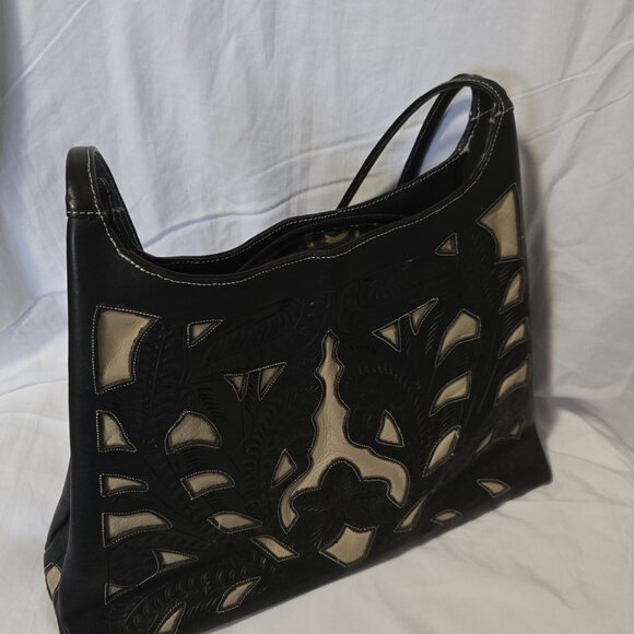 Vintage James Culver Handmade Leather Purse - Southwest Chic, Great Condition - Picture 5 of 12